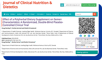 Journal of Clinical Nutrition Dietics